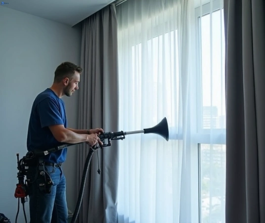 Professional curtain steam cleaning process equipment Matty Curtain Cleaning meridan-plains