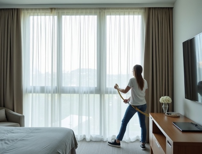 Meridan Plains Sheer Curtain Cleaning